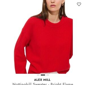 Alex Mill Nottinghill Sweater - Bright Flame